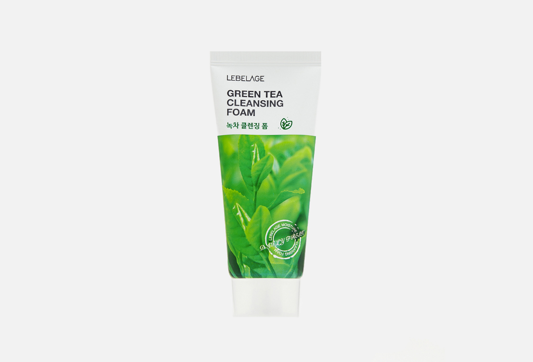 Пенка для умывания с экстрактом зеленого чая LEBELAGE Green Tea Cleansing Foam 100 мл крем для ног с экстрактом зеленого чая 300мл lebelage