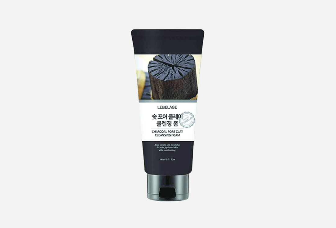 

Пенка для умывания LEBELAGE, Charcoal Pore Clay 180 мл