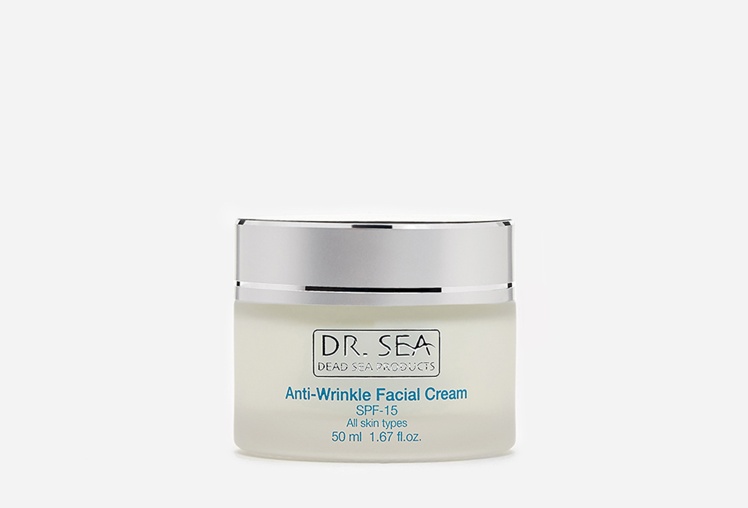Антивозрастной крем для лица SPF15 Dr.Sea Anti Wrinkle Facial Cream  