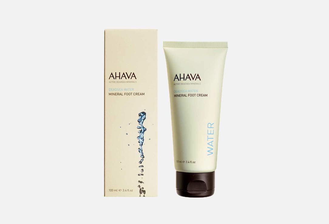 Минеральный крем для ног AHAVA Deadsea Water 100 мл минеральный крем для рук deadsea water mineral hand cream 100мл