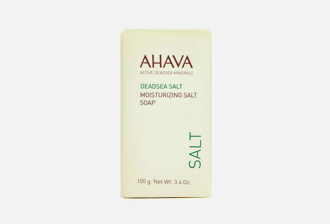 Мыло AHAVA DEADSEA SALT 100 г ahava скраб смягчающий масляно солевой deadsea salt