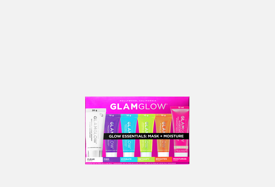 Набор по уходу за кожей GlamGlow Glow Essentials: Mask + Moisture 