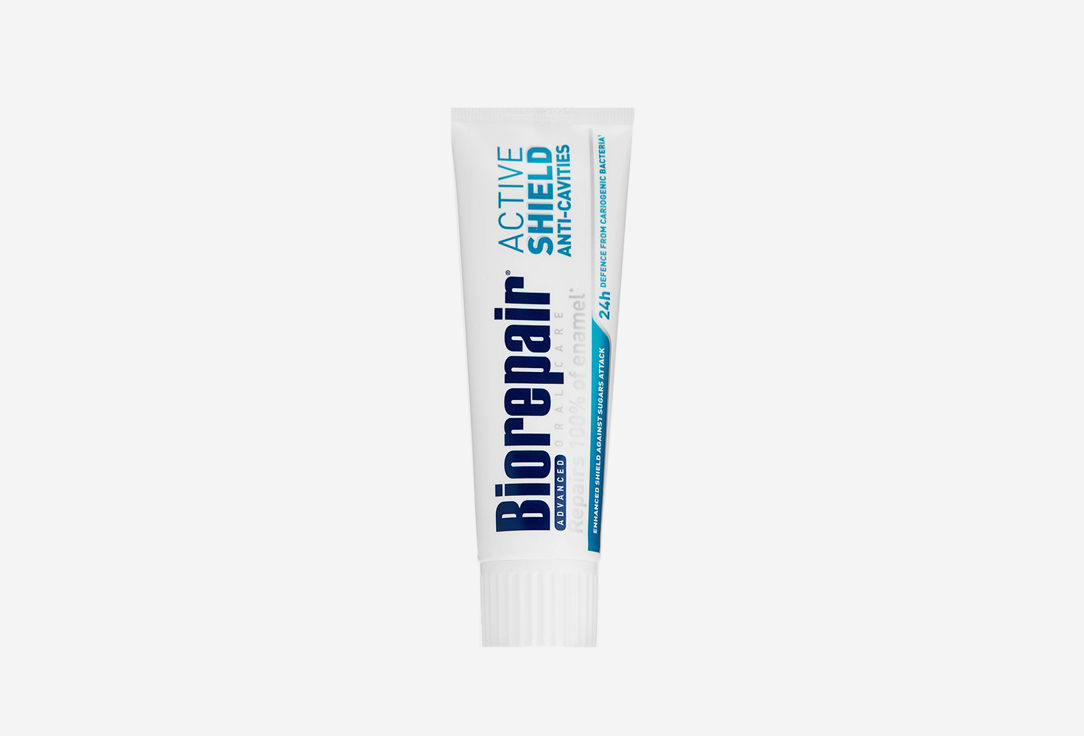 Зубная паста для проактивной защиты BIOREPAIR Scudo attivo ANTI-CARIE 75 мл зубная паста активная защита десен active зубная паста 75мл