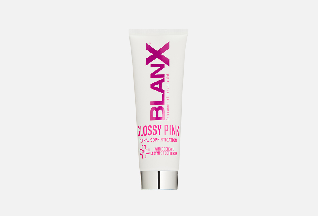 Зубная паста BLANX Pro Glossy Pink 75 мл отбеливающая зубная паста blanx advanced whitening 75 мл