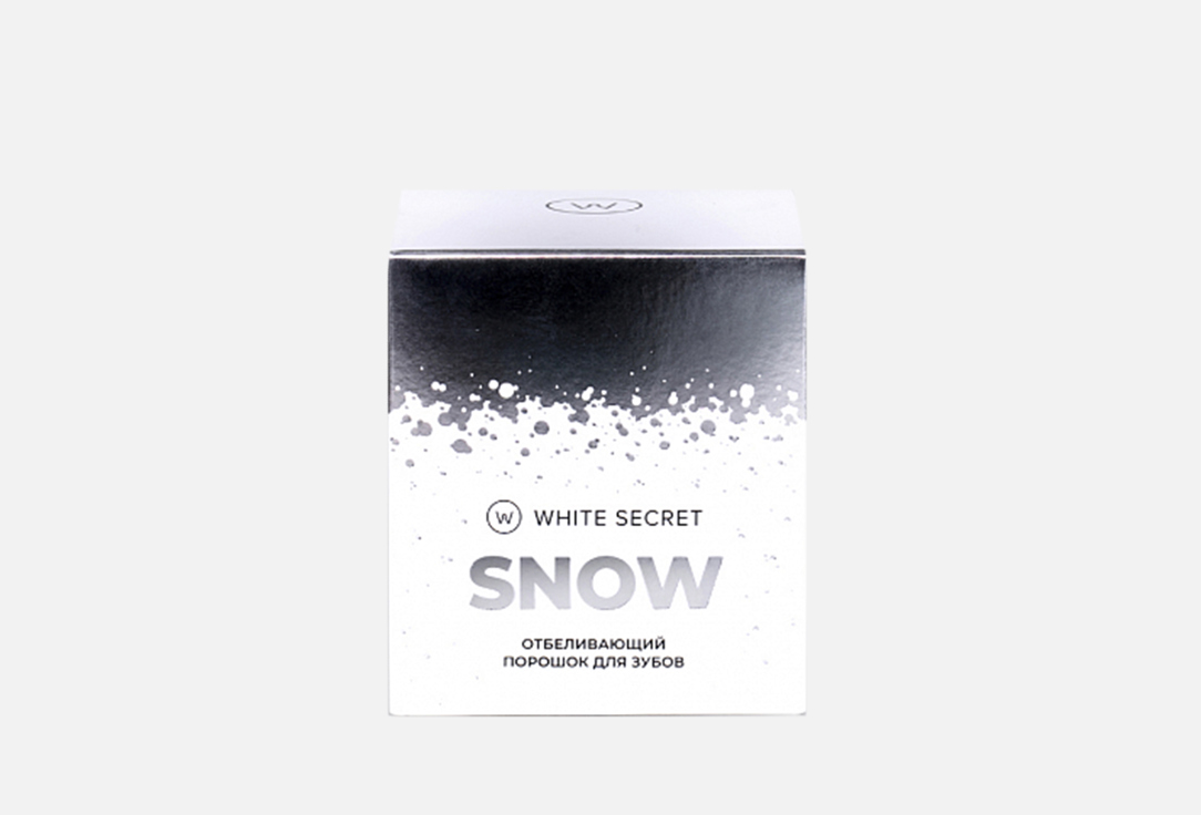 Зубная паста WHITE SECRET Snow 1 шт уход за полостью рта white secret отбеливающий порошок для зубов white secret snow