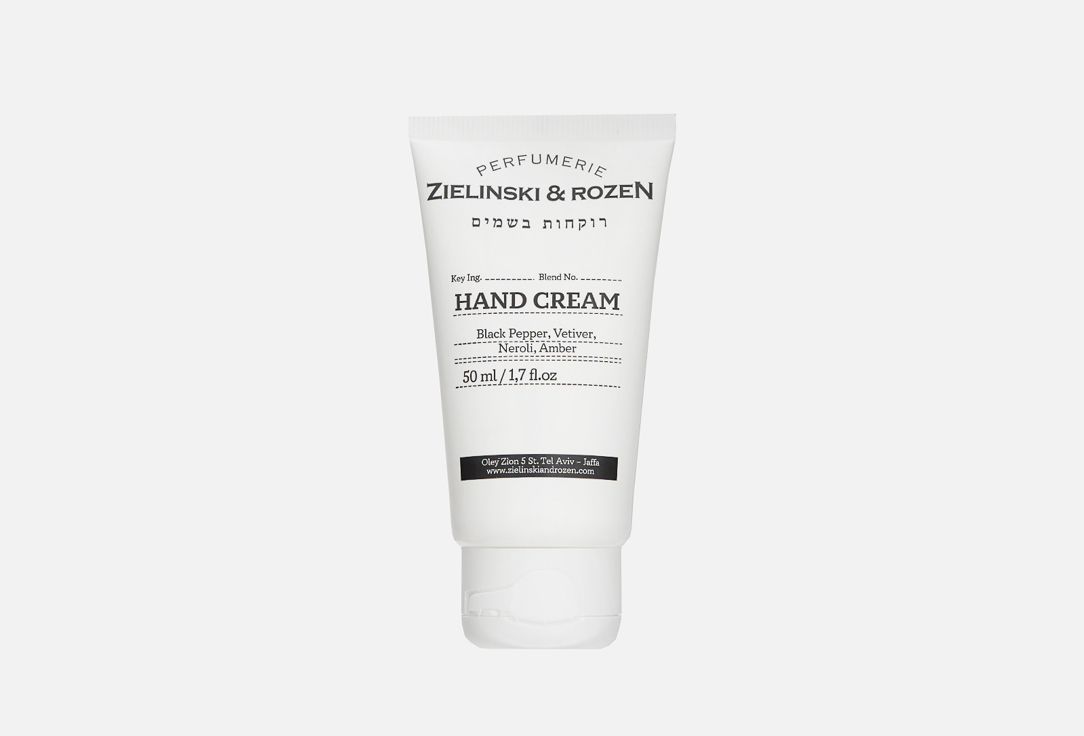 Крем для рук ZIELINSKI & ROZEN Black Pepper, Vetiver, Neroli, Amber 50 мл