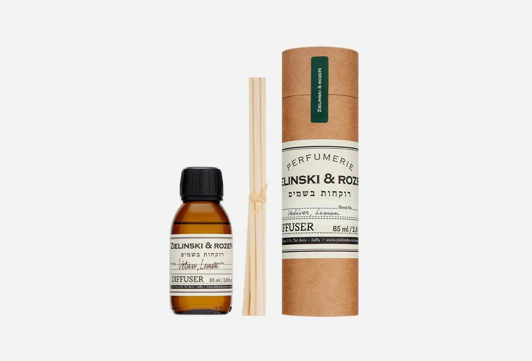 Изображение товара Диффузор для ароматерапии Zielinski & Rozen Vetiver Lemon 85 мл