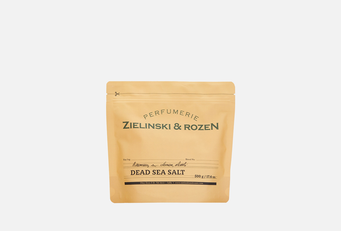 цена Соль мертвого моря ZIELINSKI & ROZEN Rosemary & Lemon, Neroli 500 г