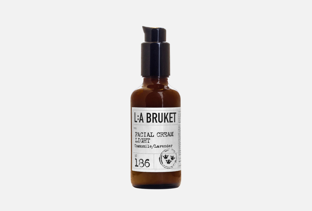 легкий крем для лица L:A BRUKET № 186 Chamomile, Lavender Facial Cream Light 