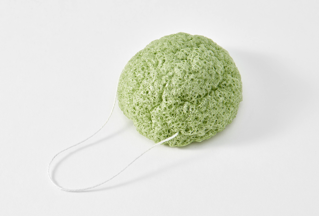 Erborian Спонж очищающий с зеленым чаем GREEN TEA KONJAC SPONGE