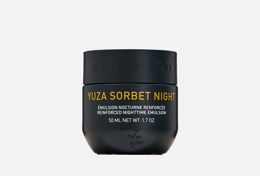 Крем для лица ночной увлажняющий ERBORIAN YUZA SORBET NIGHT 50 мл erborian yuza sorbet night reinforced nighttime emulsion