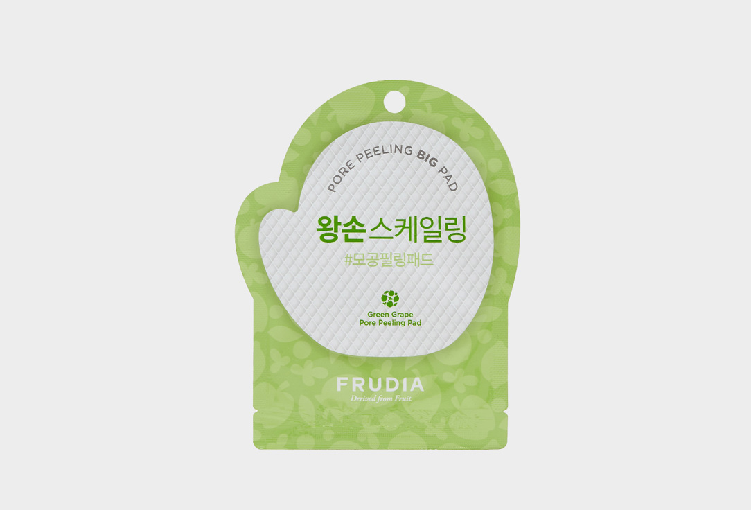 Отшелушивающий диск FRUDIA Green Grape Pore 1 шт frudia пилинг диски для очищения пор с зеленым виноградом 70 шт