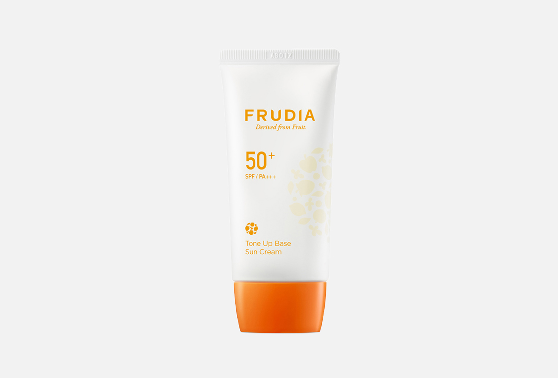 Солнцезащитная крем-основа SPF50+/PA+++  Frudia Tone Up Base Sun Cream 