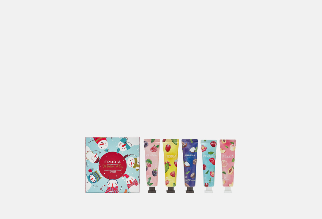 Подарочный набор кремов для рук FRUDIA Winter Play My Orchard Hand Cream Gift Set  5 шт фото