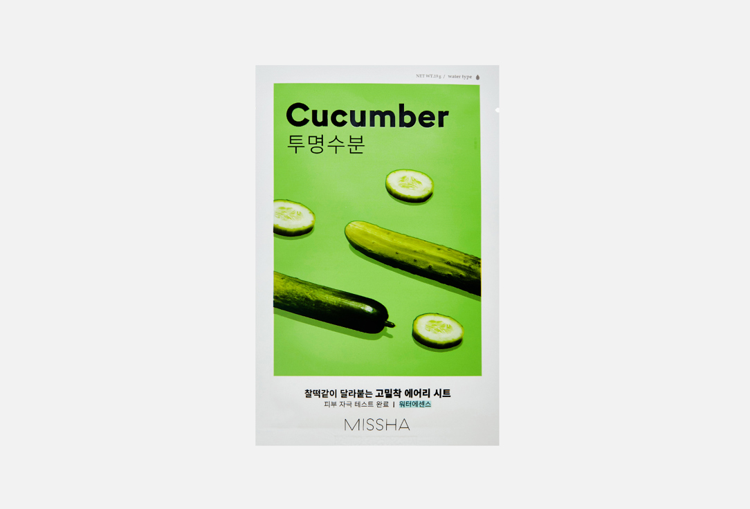 

Тканевая маска для лица MISSHA, CUCUMBER 1 шт