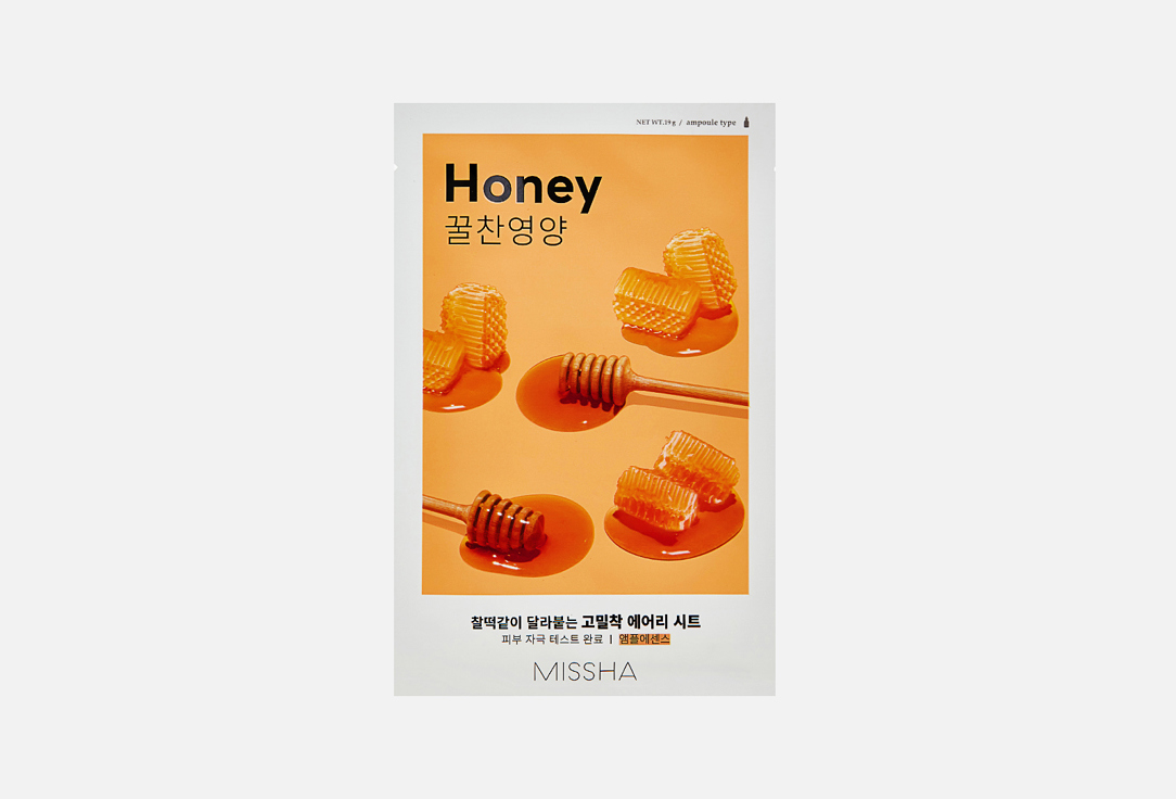 

Тканевая маска для лица MISSHA, AIRY FIT SHEET MASK HONEY 1 шт