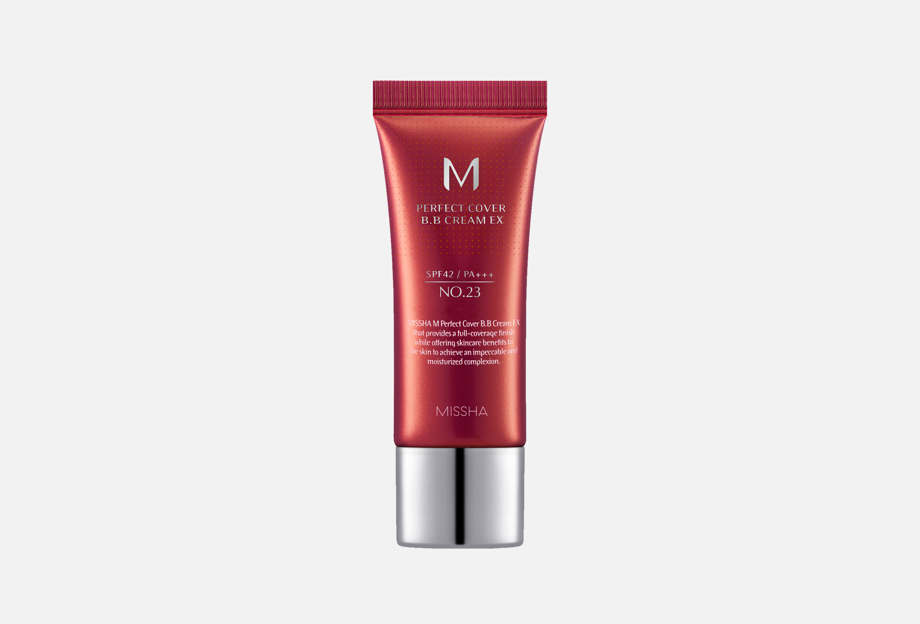 Missha Тональный BB крем для лица SPF 42 PA+++ Perfect Cover 23, Natural beige 20 мл — купить, цена в Москве