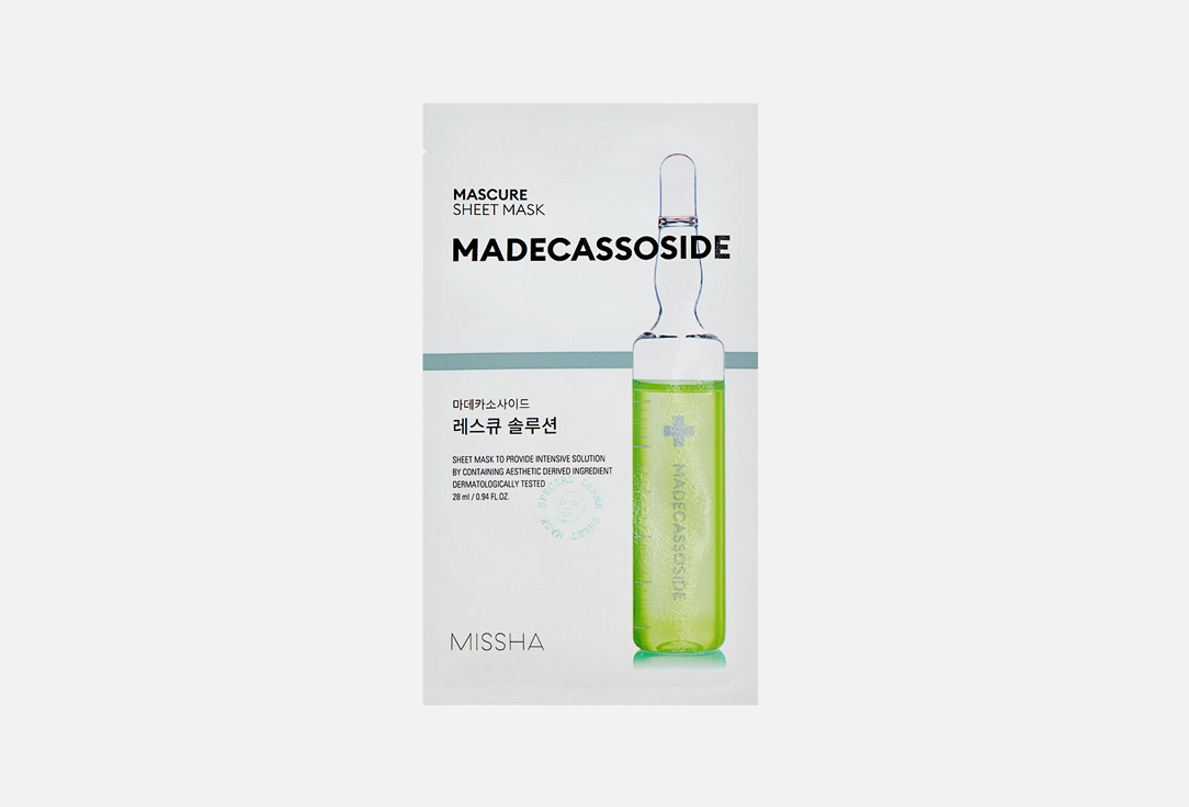 

Тканевая маска для лица MISSHA, Mascure Rescue Solution Sheet Mask 1 шт