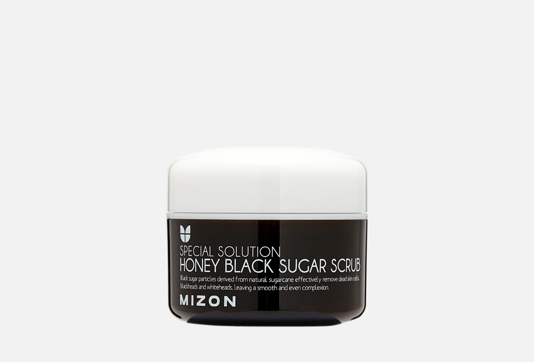 Скраб MIZON Honey Black Sugar Scrub 80 мл mizon молочный скраб с коллагеном без отдушек 40 шт 5 г