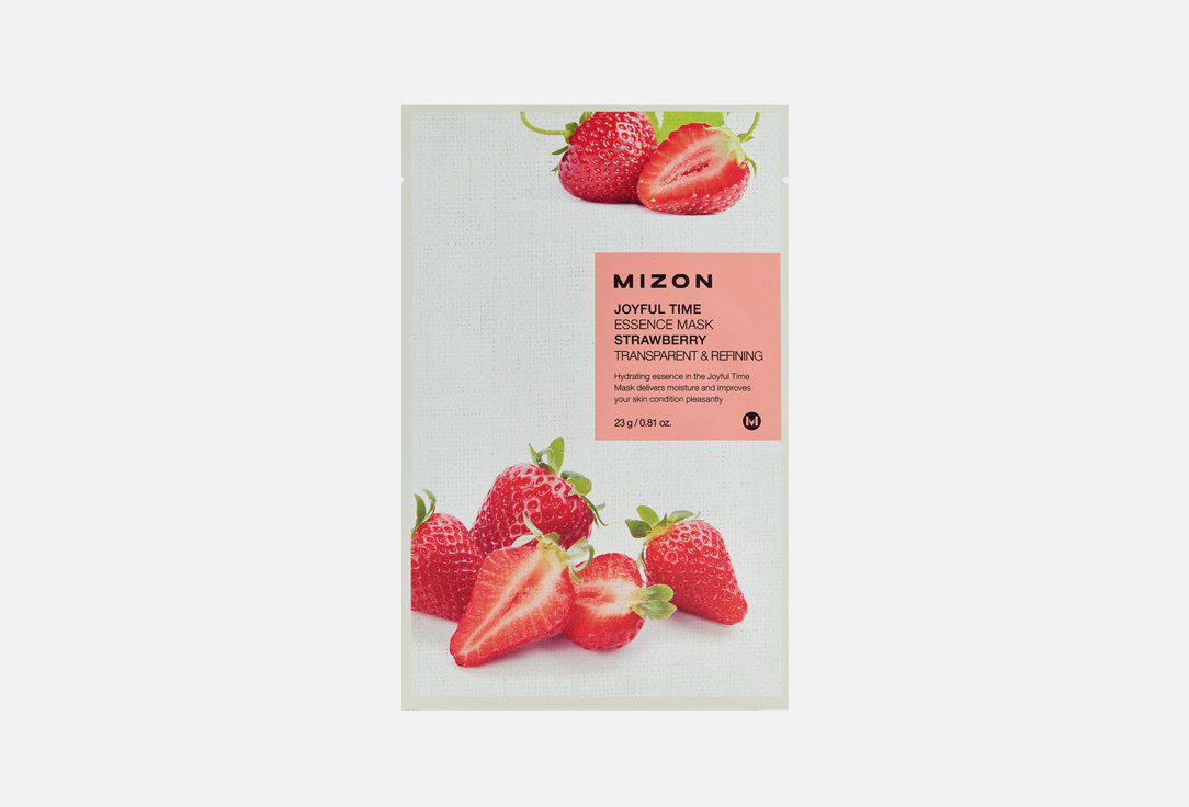 Тканевая маска для лица Mizon Joyful Time Strawberry  