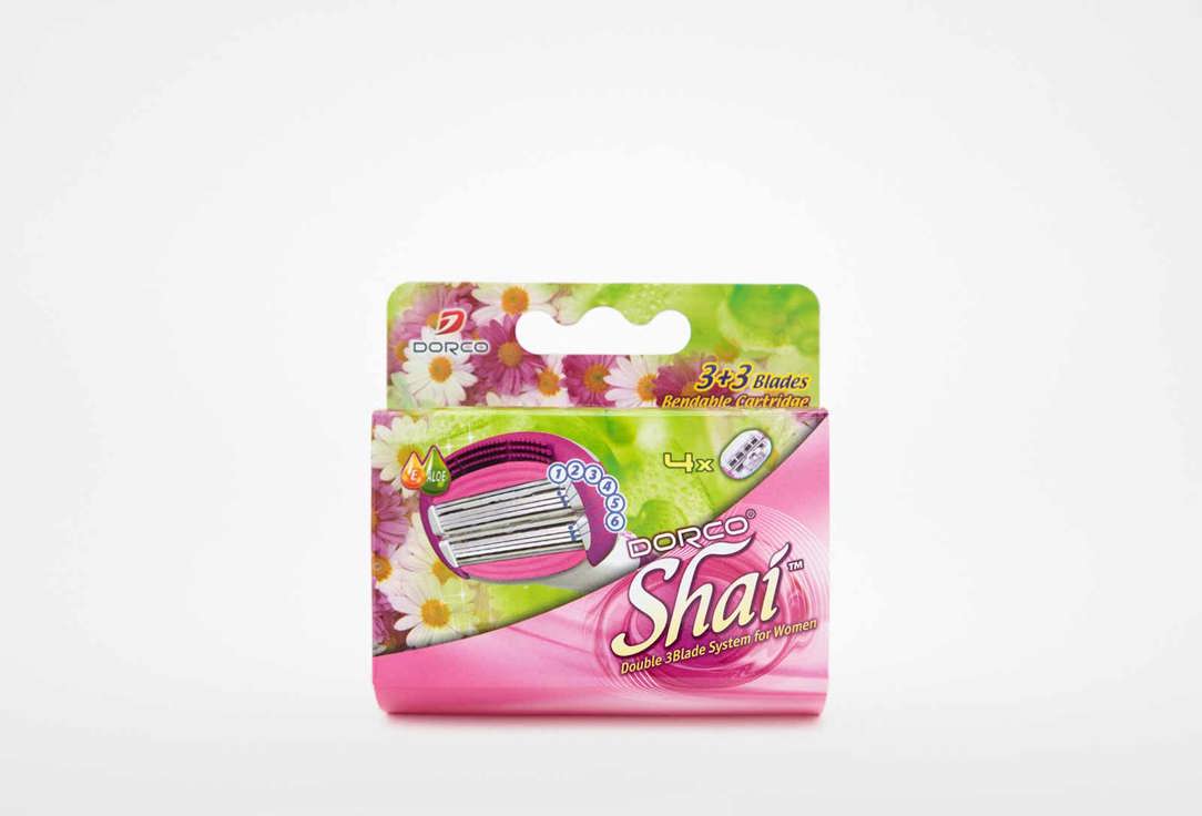 Кассеты для бритья, 4шт. DORCO Dorco Shai3+3 кассеты для бритья 4шт dorco dorco shai4