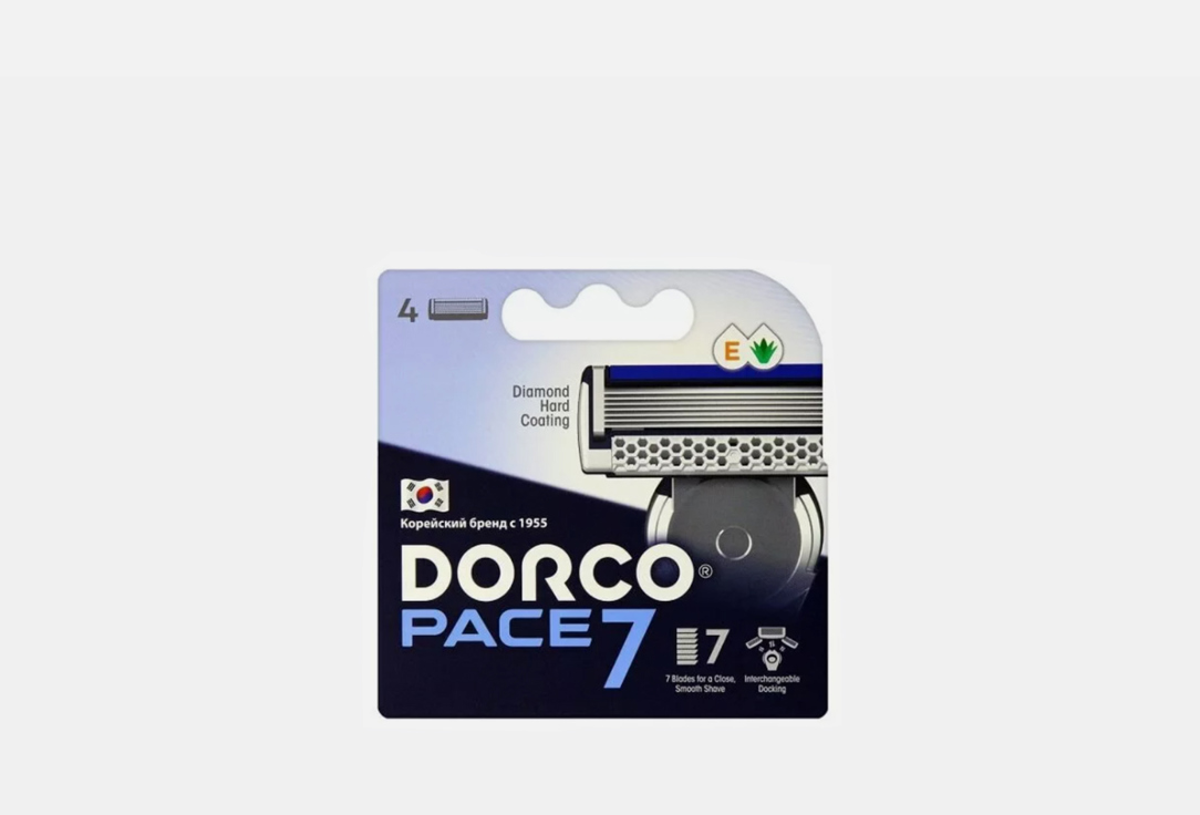 Кассеты для бритья, 4шт. DORCO Dorco Pace7 кассеты для бритья dorco dorco pace6 4 шт