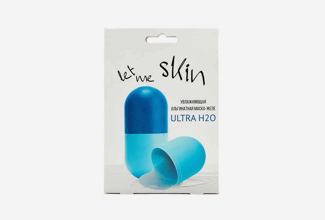Маска-желе альгинатная увлажняющая сменный блок LET ME SKIN Ultra H2o Blue 