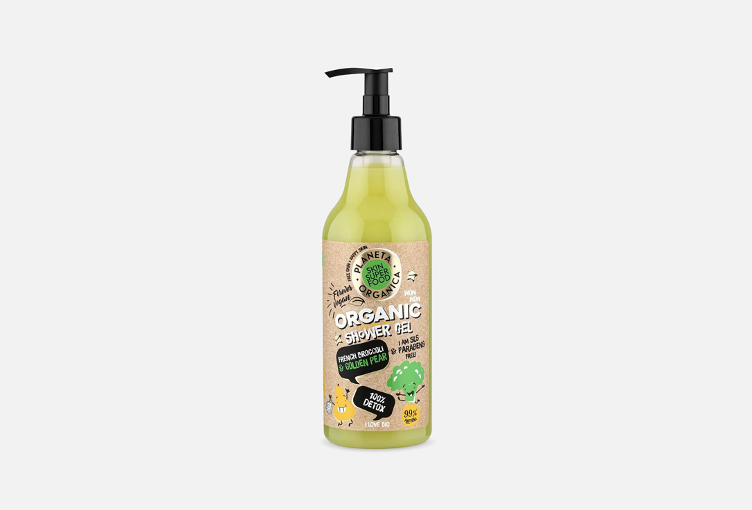 Изображение товара Гель для душа Planeta Organica French Broccoli & Golden Pear