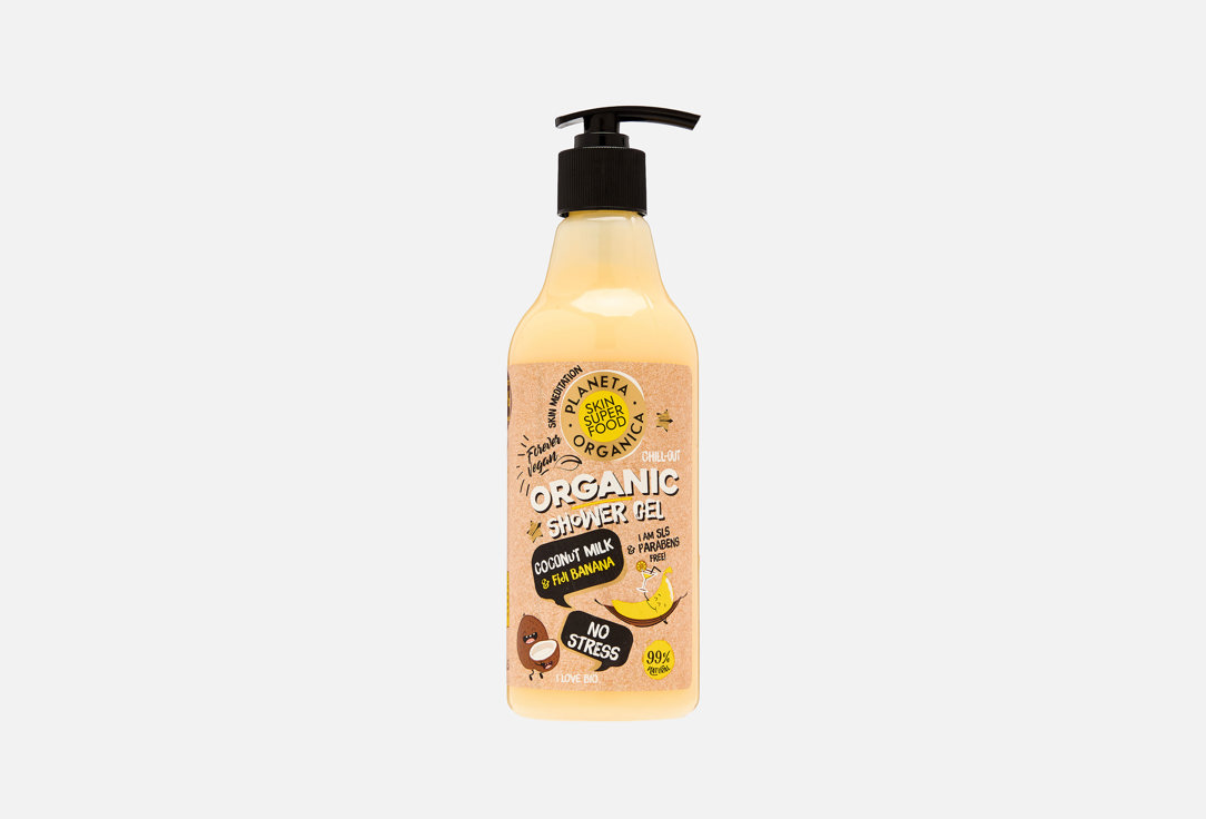 Изображение товара Гель для душа Planeta Organica Coconut Milk & Fiji Banana