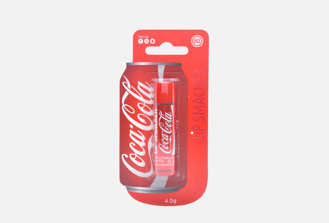 Бальзам для губ LIP SMACKER Coca-Cola 4 г lip smacker coco cola бальзам для губ ассорти 8 упаковок 4 г 0 14 унции