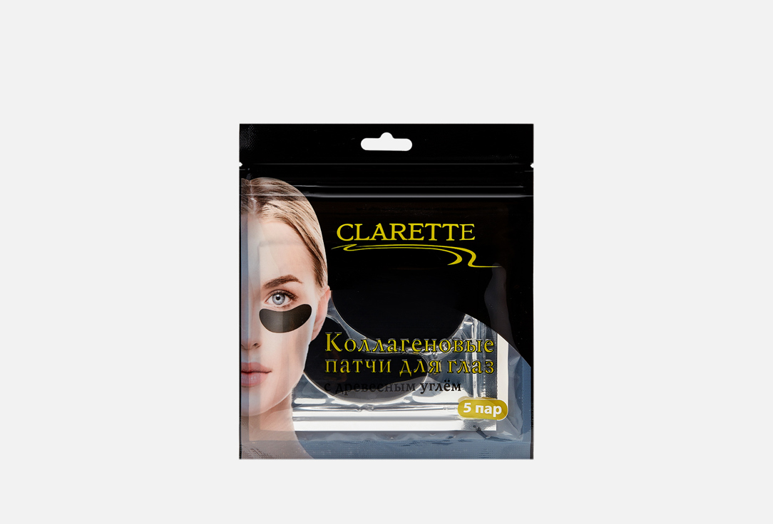 Патчи для кожи вокруг глаз CLARETTE Коллагеновые 1 шт патчи для глаз clarette коллагеновые патчи для глаз