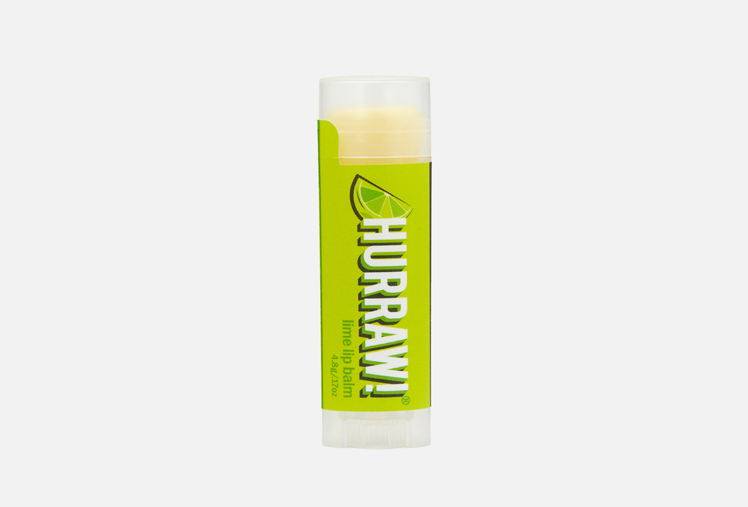 натуральный органический бальзам для губ HURRAW!  Lime  