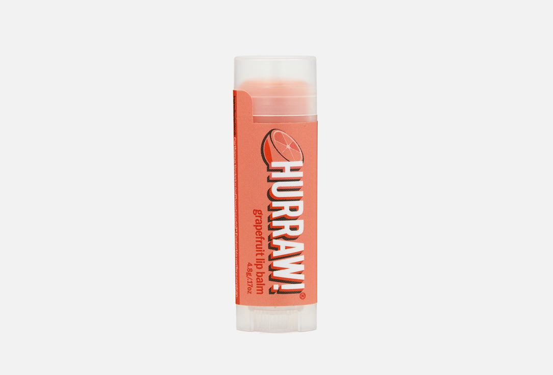 натуральный органический бальзам для губ HURRAW!  Grapefruit  