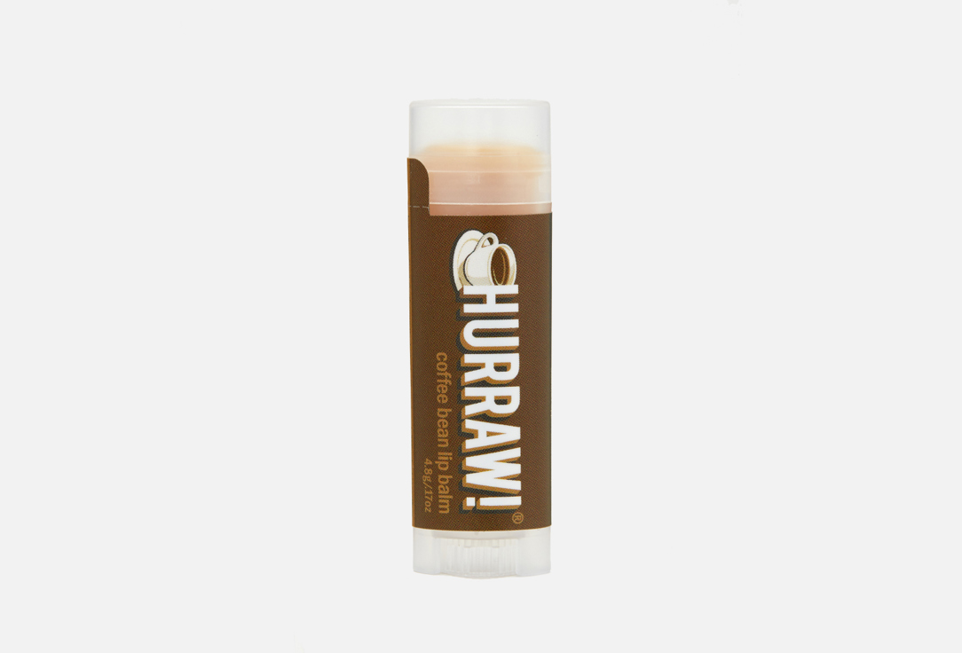 Натуральный органический питательный бальзам для губ HURRAW!  Coffee Bean Lip Balm 