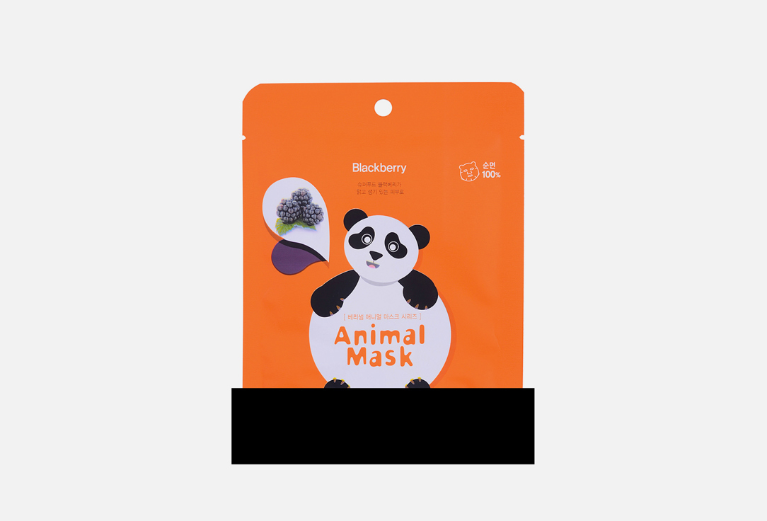 Маска на тканевой основе Berrisom Animal mask series - Panda 