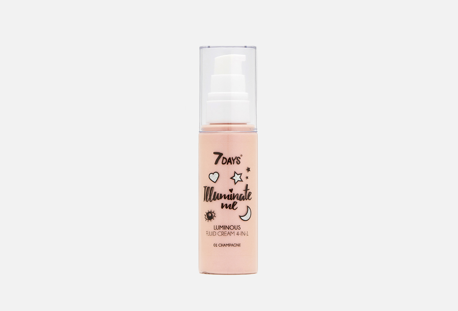 7DAYS Сияющий крем-флюид для лица Illuminate me Rose Girl 50 мл ...