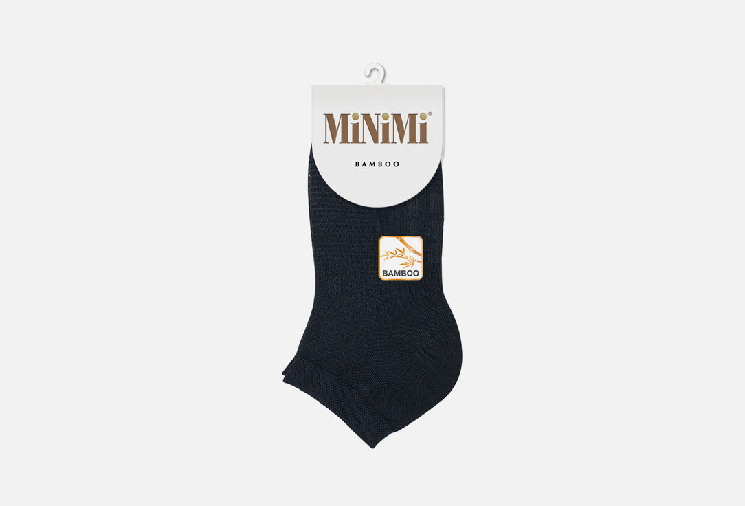 Носки укороченные MINIMI BAMBOO укороченные черные 35-38 мл носки omsa укороченные черные 35 38 размер