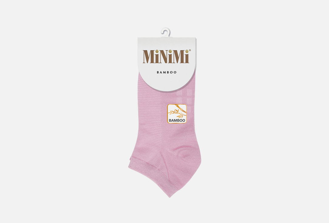 Носки укороченные MINIMI BAMBOO укороченные светло-розовые 35-38 мл носки женские х б minimi trend4209 размер 35 38 blu chiaro светло синий