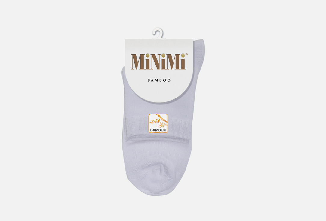 Носки MINIMI BAMBOO белые 39-41 мл носки женские х б minimi active4501 размер 39 41 bianco белый