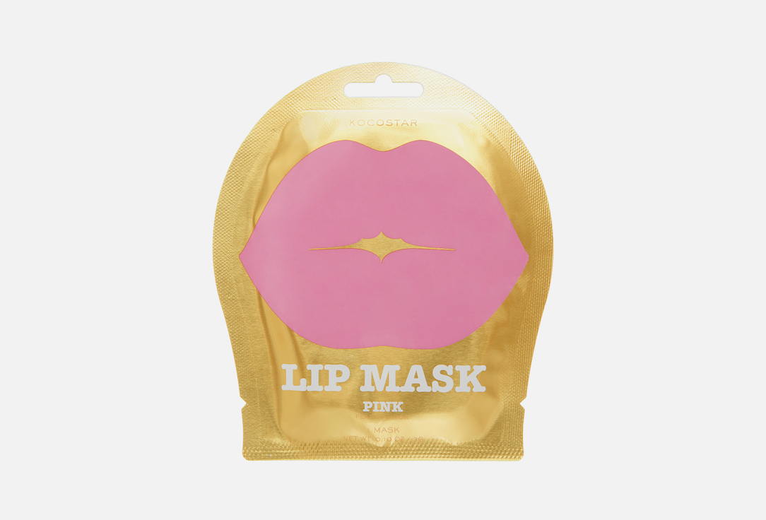 цена Гидрогелевая маска для губ KOCOSTAR PINK 1 шт