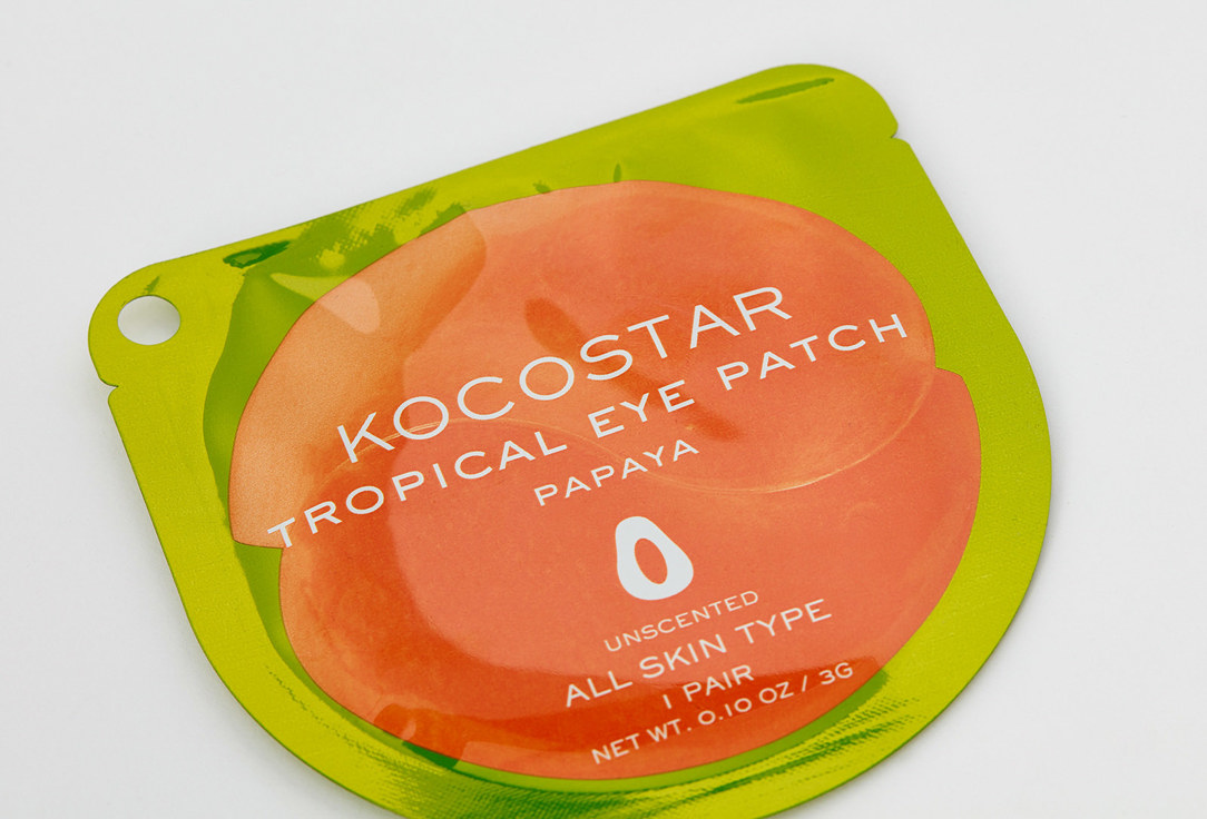 Tropical Eye Patch Papaya Single  2