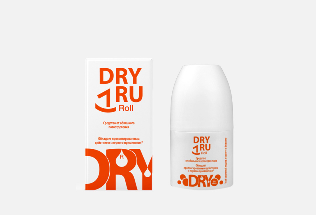 антиперспирант DRY RU Roll 50 мл антиперспирант dry dry light средство от потоотделения для всех типов кожи 50мл х3шт