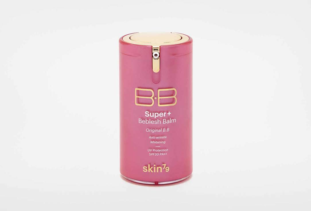 ББ крем пинк универсальный для проблемной кожи SKIN79 Super Plus Beblesh Balm. Hot Pink 