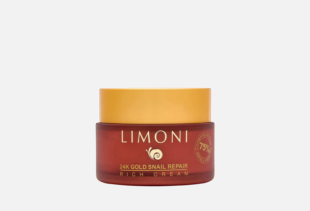 Изображение товара LIMONI 24K Gold Snail Repair Rich Cream антивозрастной крем для лица