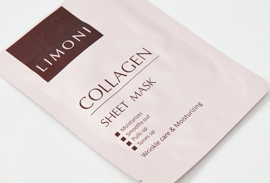 Маска- лифтинг для лица LIMONI Collagen sheet mask 