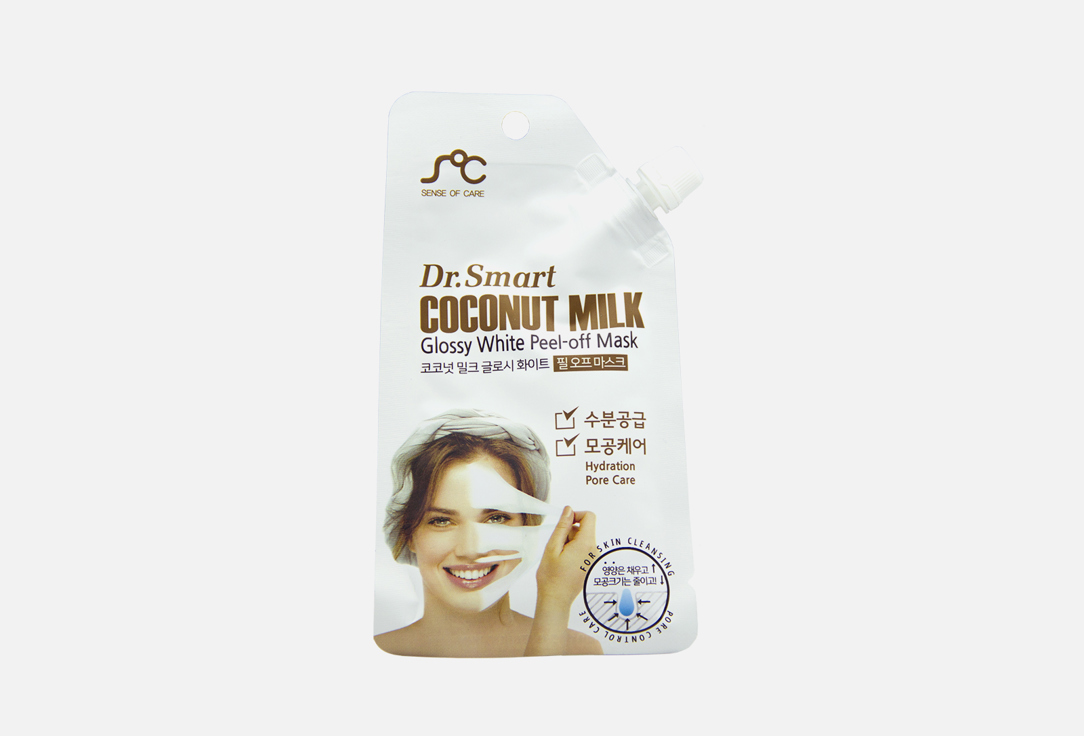 Маска-пленка Dr. Smart с кокосовым молоком 