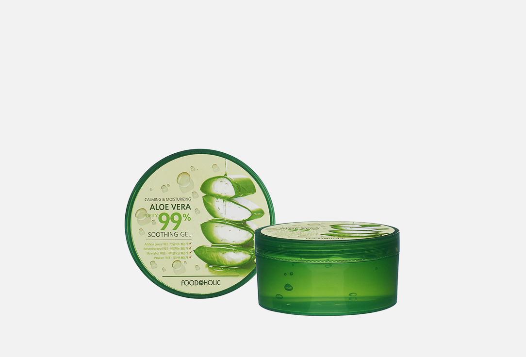 

Успокаивающий гель для лица FOODAHOLIC, CALMING & MOISTURIZING ALOE VERA 300 мл