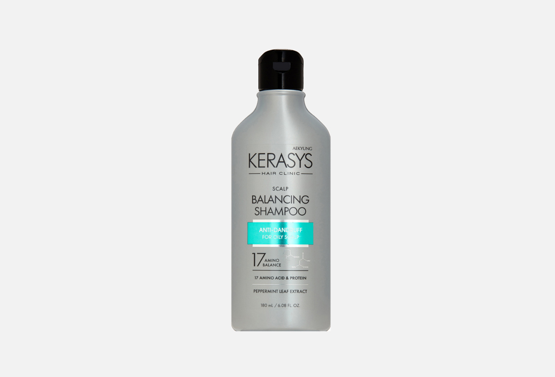 косметика для мамы kerasys шампунь для лечения кожи головы освежающий 400 г Шампунь для волос KERASYS Balancing shampoo 180 мл