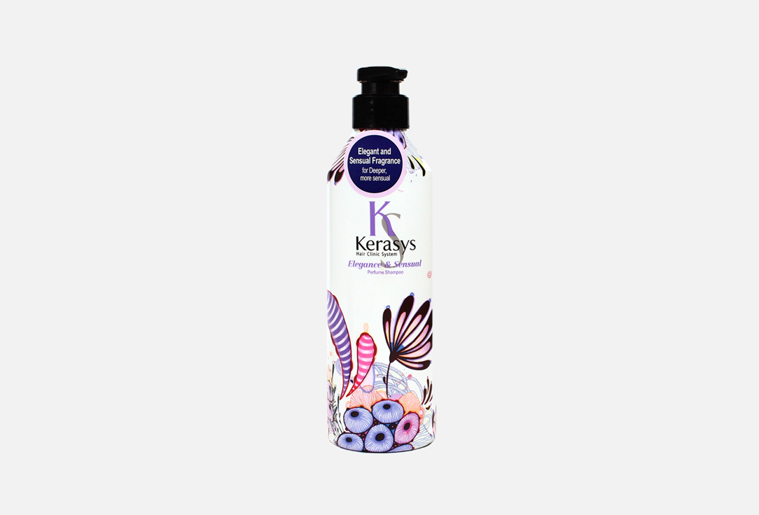 Парфюмированный шампунь KERASYS Perfume Elegance & Sensual Shampoo 600 мл пеларгония королевская элеганс френсис