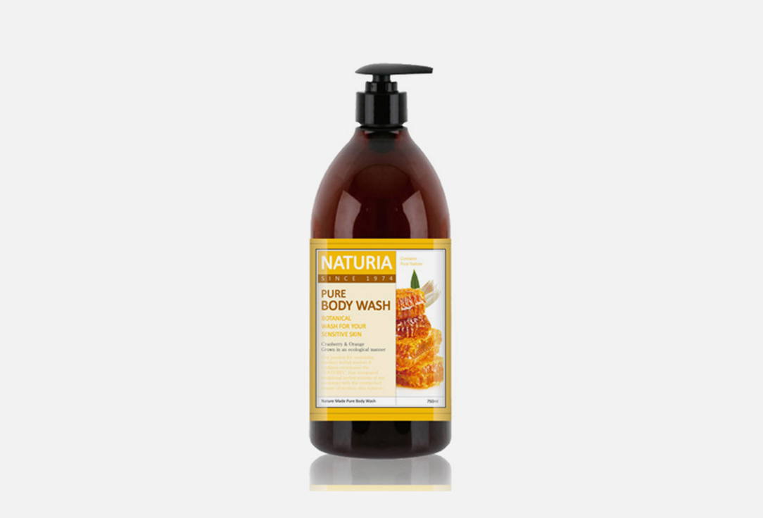 

Гель для душа МЕД и ЛИЛИЯ NATURIA, Pure Body Wash Honey & White Lily 750 мл